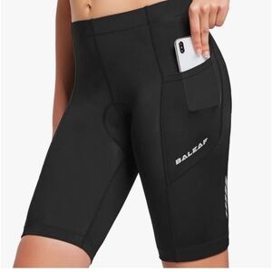 NWT BALEAF Black Padded Biker Shorts 2XL
